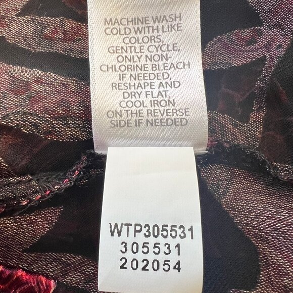 J. Jill Ruffled Burnout Top - Picture 10 of 10